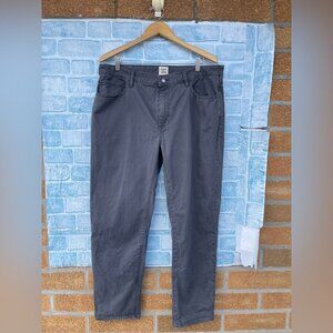 FLINT AND TINDER 365 Pant - HB slim fit  in Charcoal 38x30